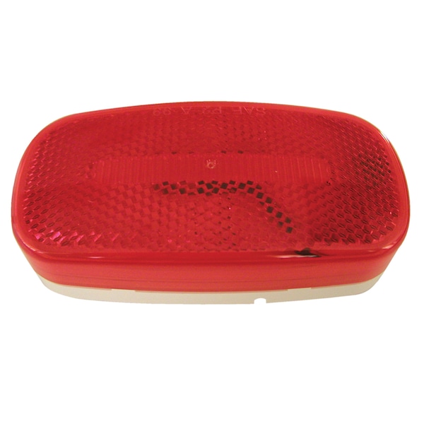 Peterson Peterson V180R The 180 Series Piranha LED Oval Clearance/Side Marker Light With Reflex - Red V180R - main